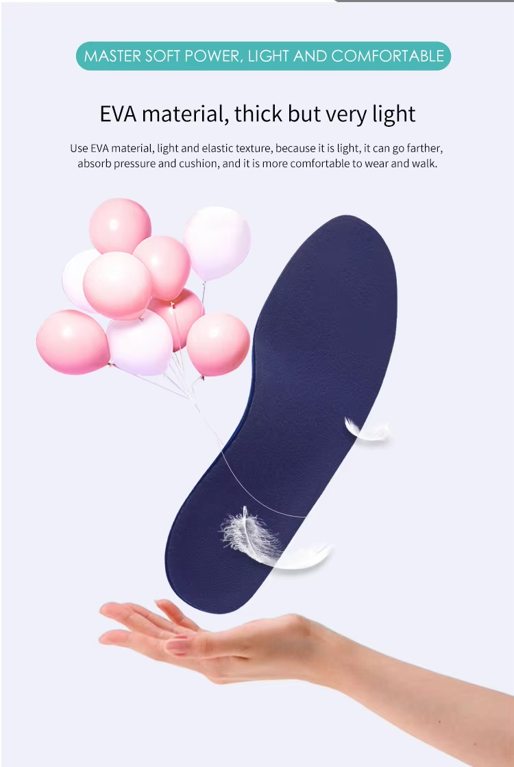 EVA foam custom orthotic insoles - shock-absorbing comfort for all-day wear